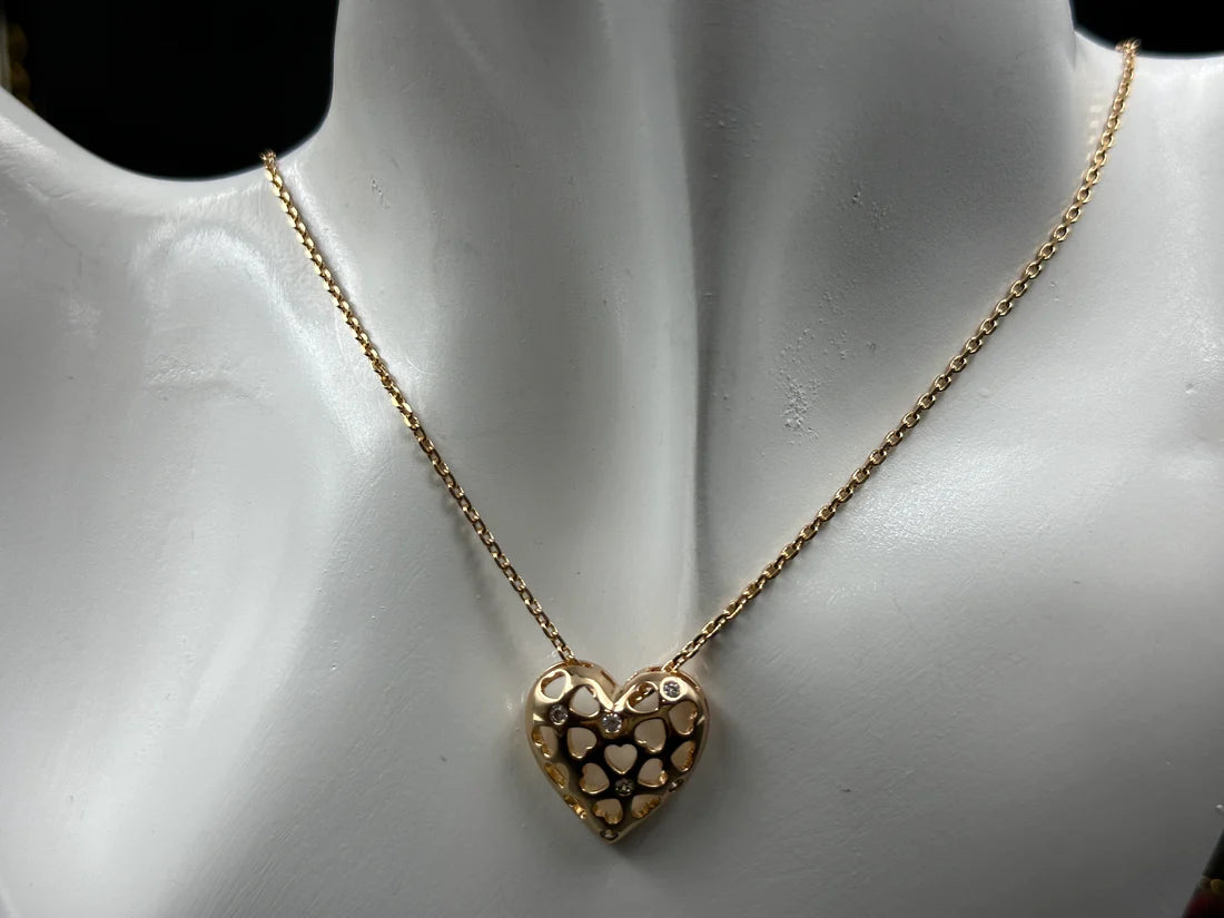 ANTI TARNISH STAINLESS STEEL HEART SHAPED PENDENT SET