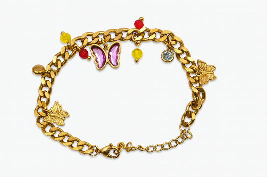 Butterfly Charm Bracelet