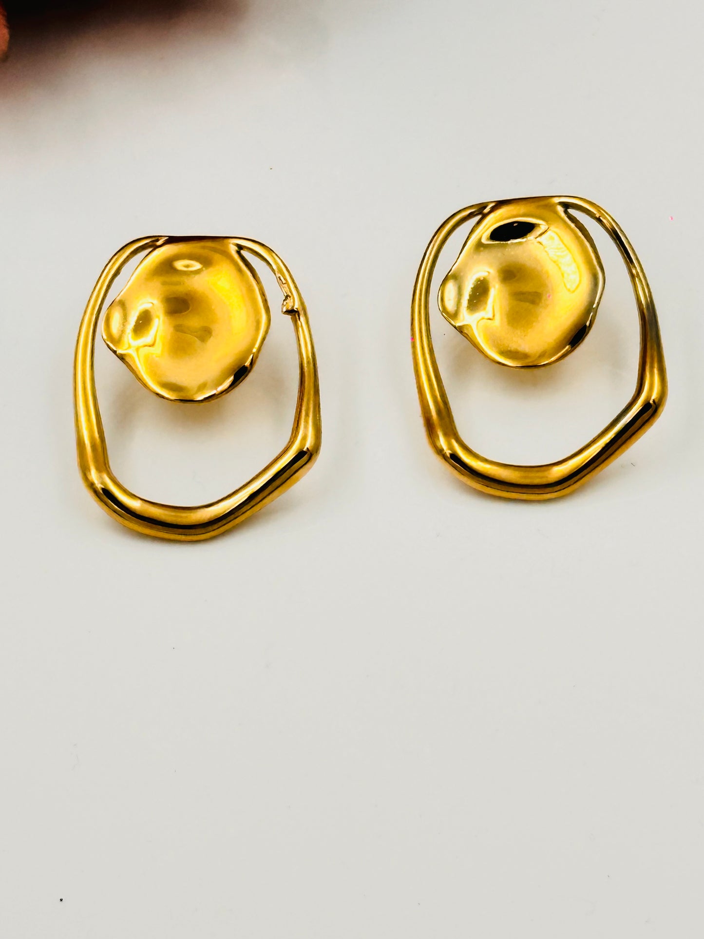 Chunky Golden Earrings