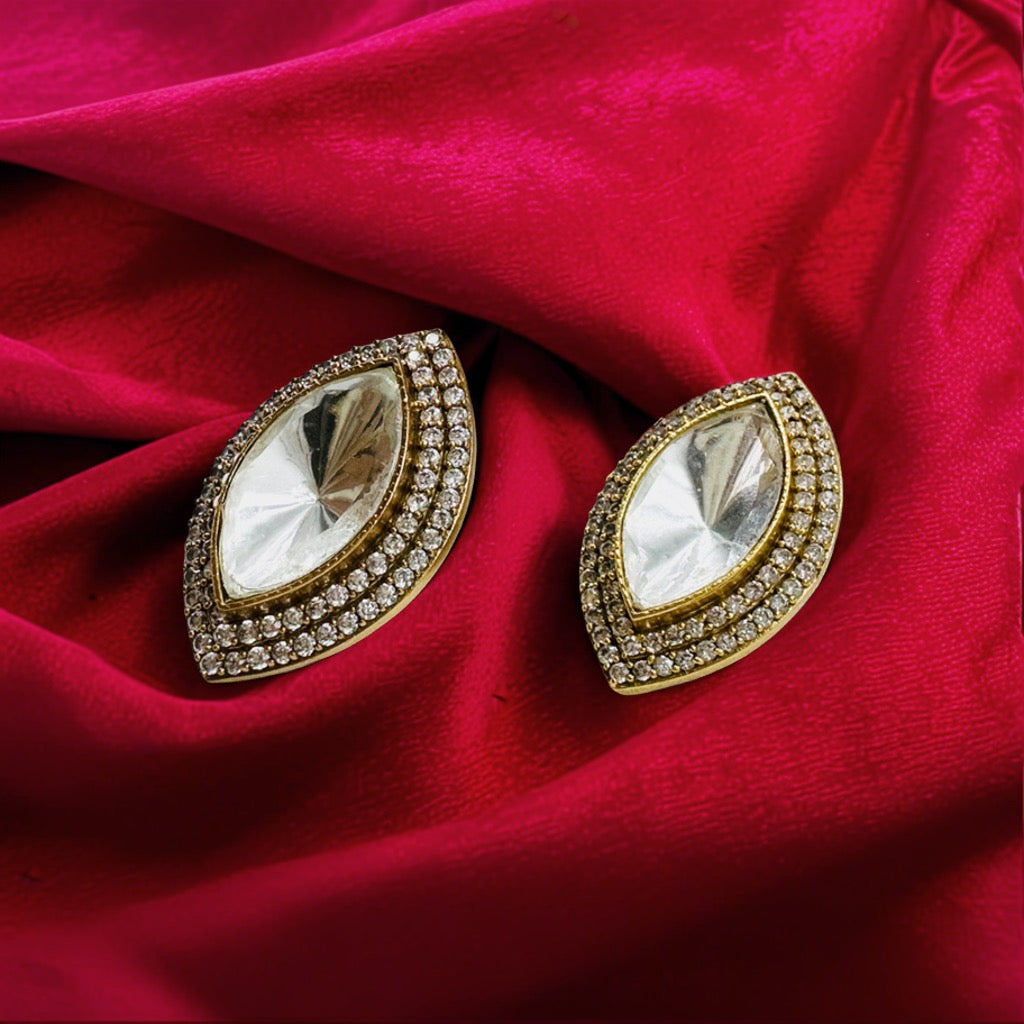 SPARKLING KUNDAN EARRING/TOPS