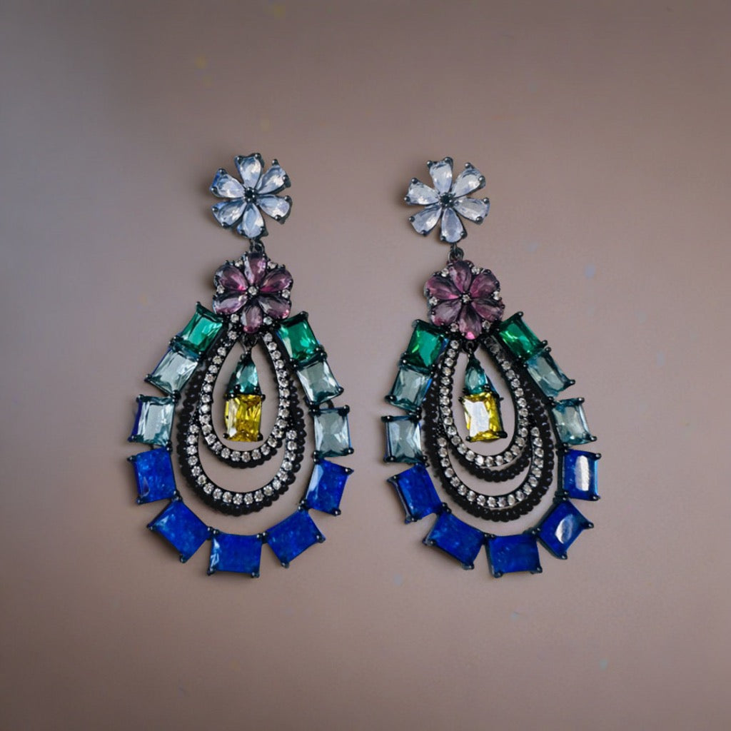 AMAZING GLASS STONE EARRINGS