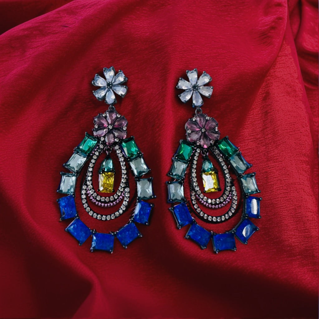 AMAZING GLASS STONE EARRINGS