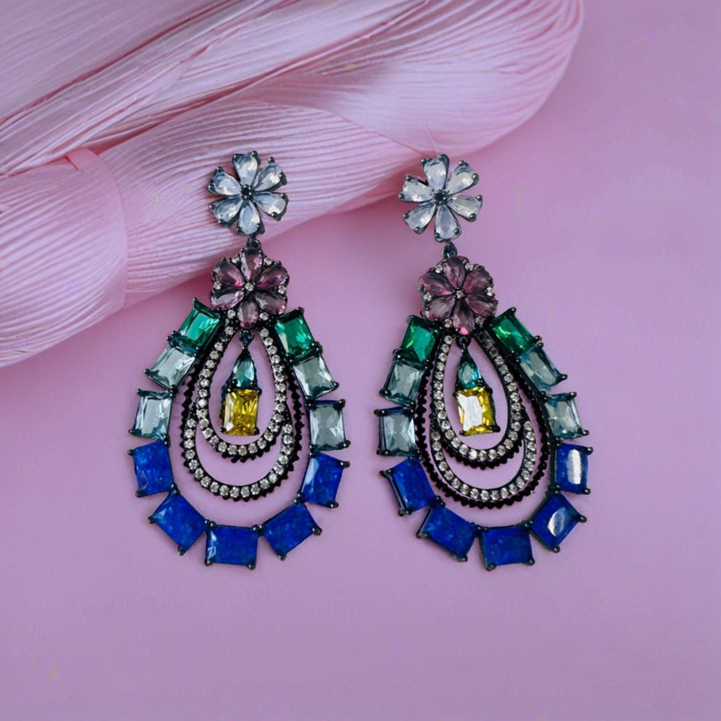 AMAZING GLASS STONE EARRINGS