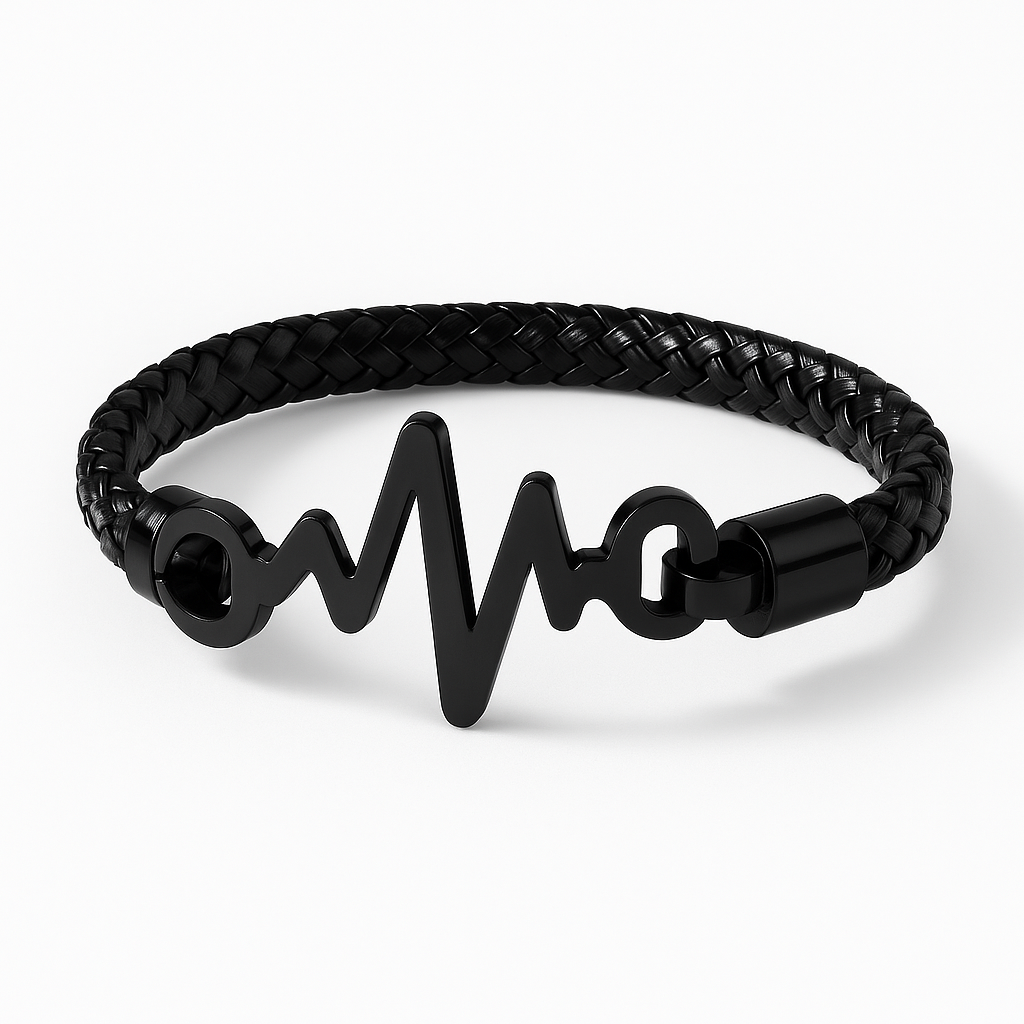 Black Pulse Fashion Bracelet