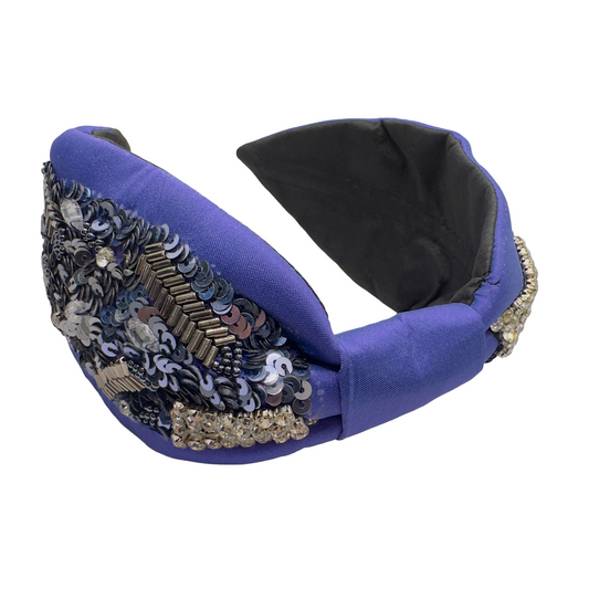 STUNNING PURPLE SEQUIN HAIRBAND