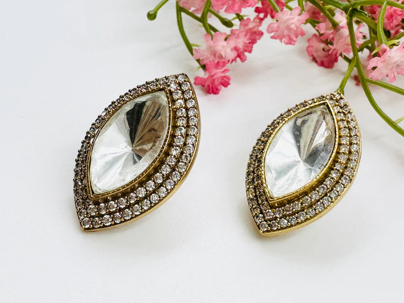 SPARKLING KUNDAN EARRING/TOPS