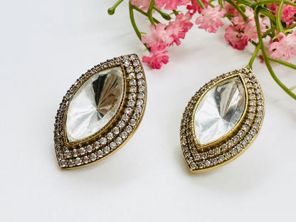 SPARKLING KUNDAN EARRING/TOPS