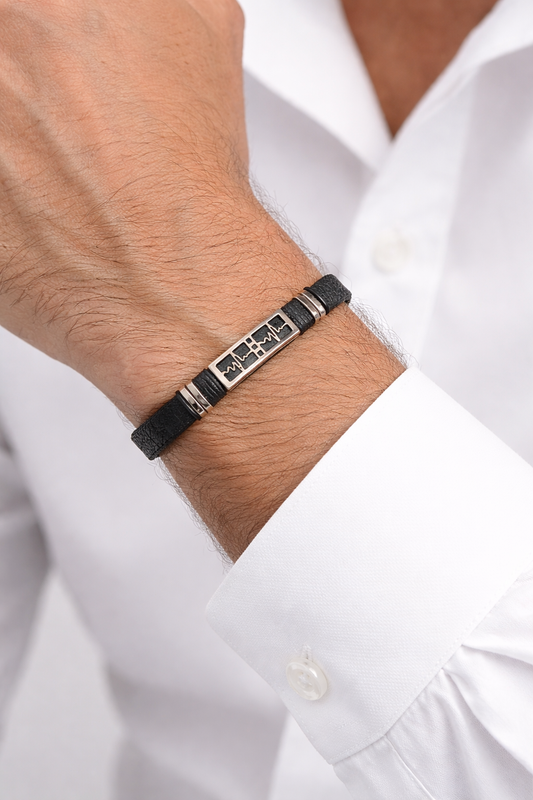 Pulse Leather Bracelet