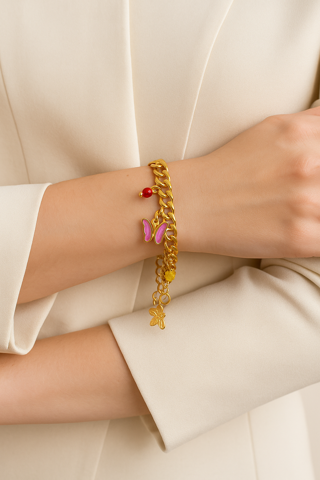 Butterfly Charm Bracelet
