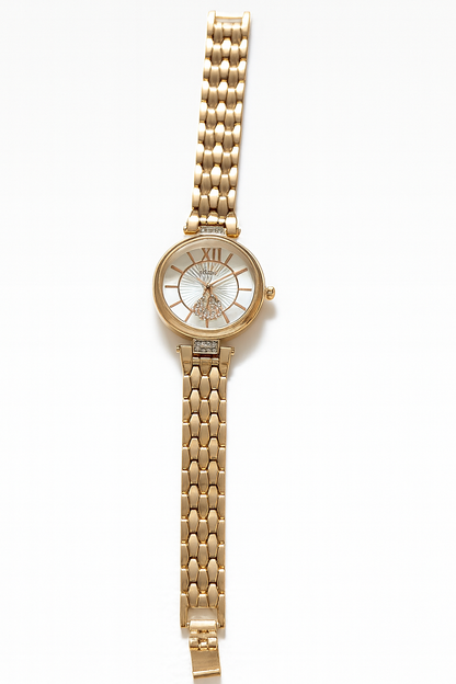 Rose Gold Women’s Bracelet Watch with Crystal Dial | Elegant Fashion Wristwatch