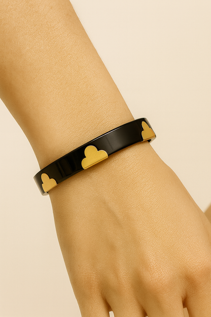 Black Clover Hinged Bangle