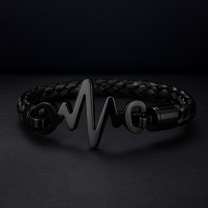 Black Pulse Fashion Bracelet